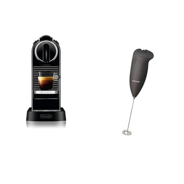 Nespresso De'Longhi EN167.B Citiz Kaffeekapselmaschine, mit Hochdruckpumpe & Bomann Milchaufschäumer | elektrischer Milchaufschäumer mit Soft Touch-Gehäuse im Sale